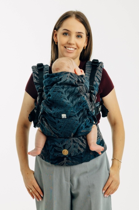 LennyUpgrade Pro - Rainforest Nocturnal, Marsupiu ergonomic (bumbac+tencel)