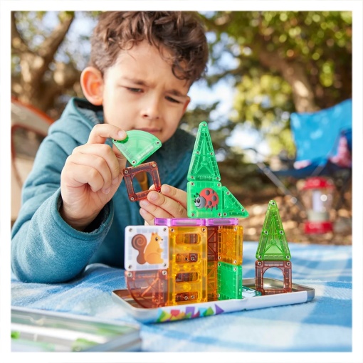 MAGNA-TILES microMAGS Treehouse, Travel set, 24 piese
