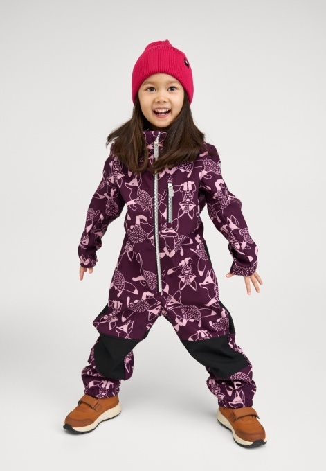 Overall impermeabil softshell Reima Nurmes, Deep Purple
