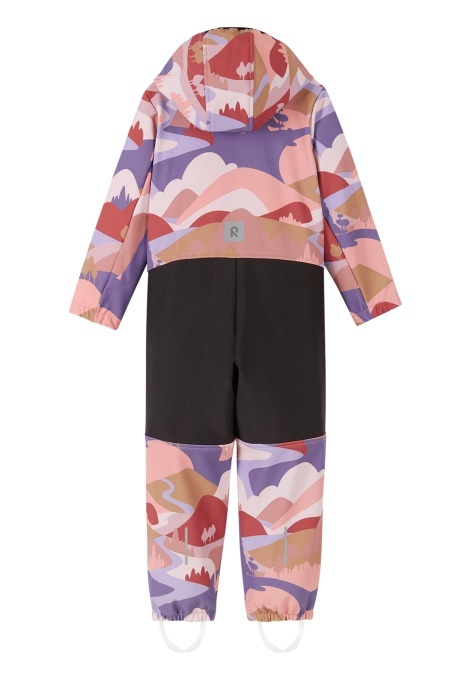 Overall impermeabil softshell Reima Nurmes, Rose Blush - Img 2