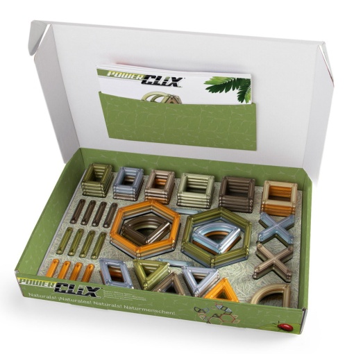 PowerClix Natural Frames, 74 piese, Guidecraft - Img 6