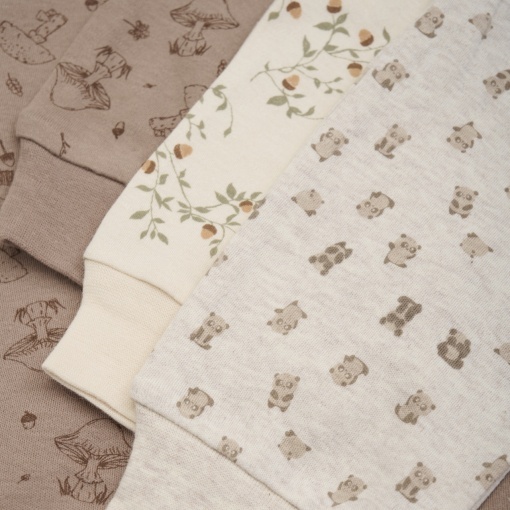 Salopetă cu fermoar din bumbac Pippi - Offwhite ( 1 buc.)