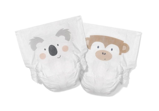 Scutece Hipoalergenice Eco Kit&amp;Kin, Marimea 5, 11 kg+ , 30 buc
