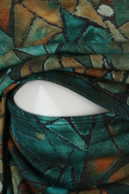 Tricou alăptare lână merinos extrafină Paterns - Gorpcore Green