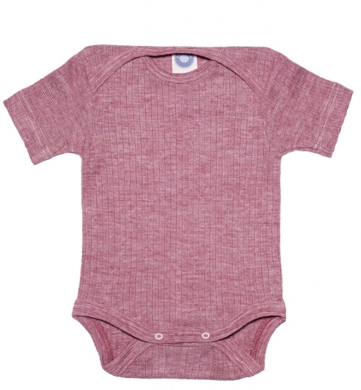 Body lână merinos, mătase si bumbac - Wine Red, Cosilana - Img 2