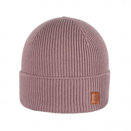 Căciulă lână merinos, mătase si bumbac Pure Pure - Mauve