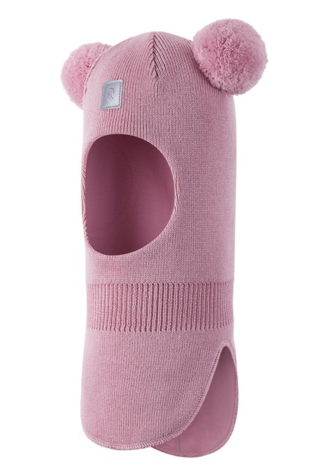 Cagulă dublată lână merinos Reima - Vekkuli Grey Pink