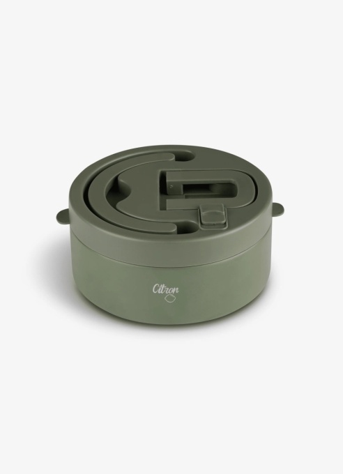 Caserolă termoizolantă cu 2 compartimente, 400ml, Citron - Green - Img 4