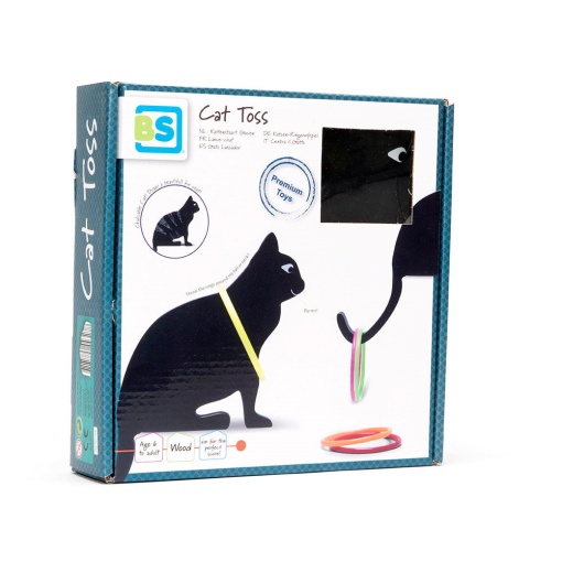 Cat Toss, joc de aruncare la tinta cu inele, BS Toys - Img 5