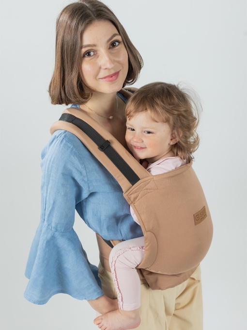 Isara Quick Full Buckle V2, Machiatto  - Marsupiu Ergonomic