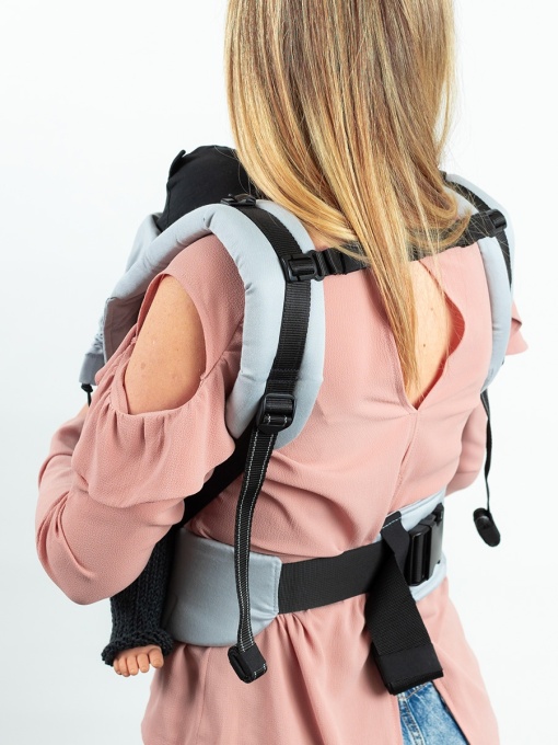 Isara Quick Full Buckle V2, Pearl Grey, Marsupiu Ergonomic