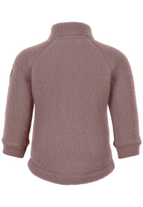 Jacheta din lână merinos fleece Mikk-line - Twilight Mauve