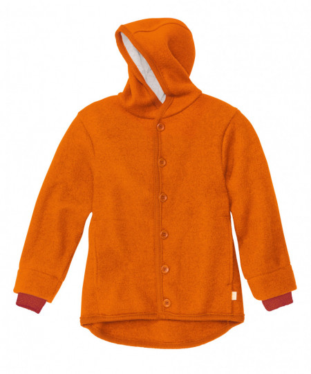Jachetă lână fiartă Disana - Orange