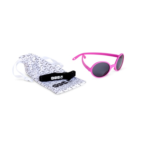 Ochelari de soare Ki ET LA ,2-4 ani - Round Fuchsia