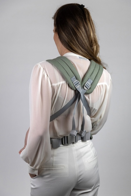 RESIGILAT: Isara Elite, Sage Green Linen, Marsupiu Ergonomic (100% In) - Img 5