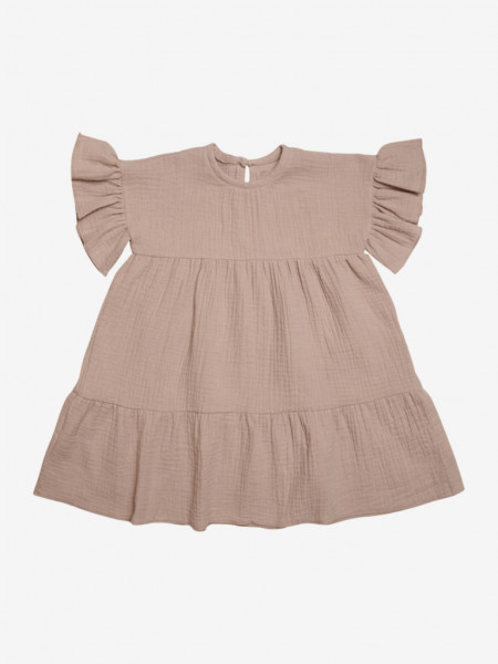Rochie din muselină, HUTTEliHUT - Old Rose