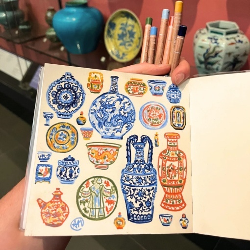 Salopetă din bambus Zipster - Ceramics (editie limitata)