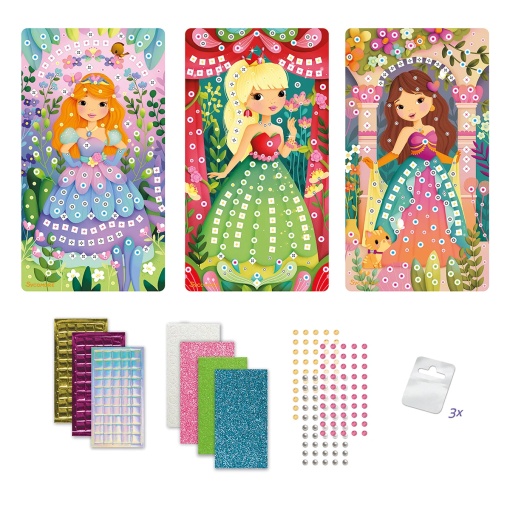 Set creativ mozaic, Prințese, 500 piese - Img 3