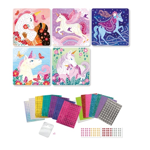 Set creativ mozaic, Unicorni, 1500 piese - Img 3