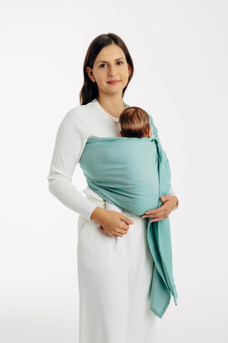 Sling cu inele Lennylamb - Matcha