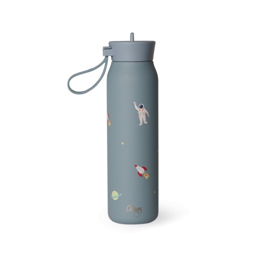 Sticlă de apă termoizolantă inox, 350ml, Citron - Spaceship - Img 5