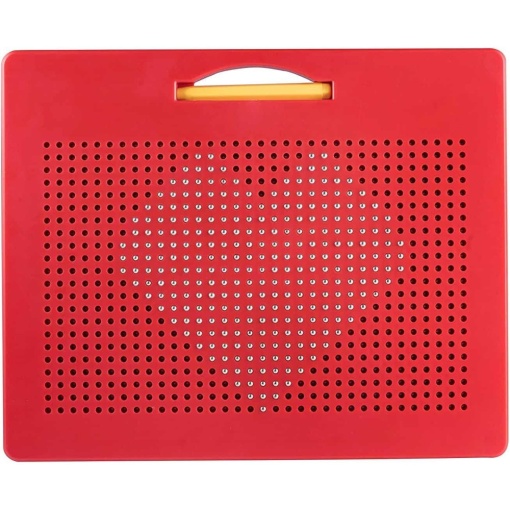 Tablă magnetică mare Playmags de desenat cu bile magnetice - Img 4