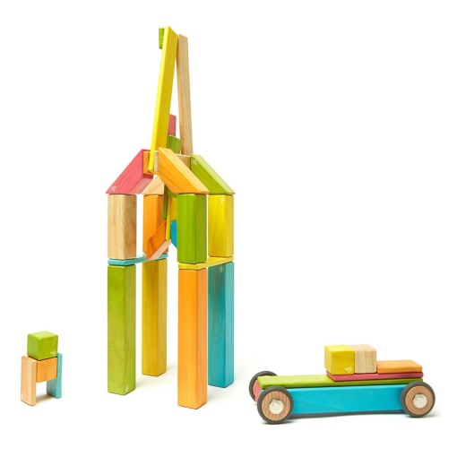Tegu Tints, set 42 piese din lemn magnetic - Img 4