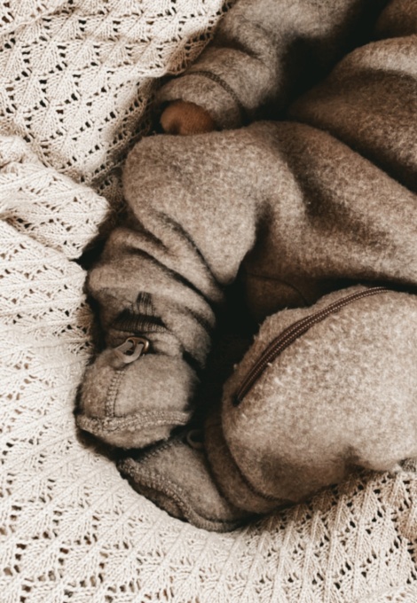 Botosei lână merinos fleece Mikk-line - Melange Denver
