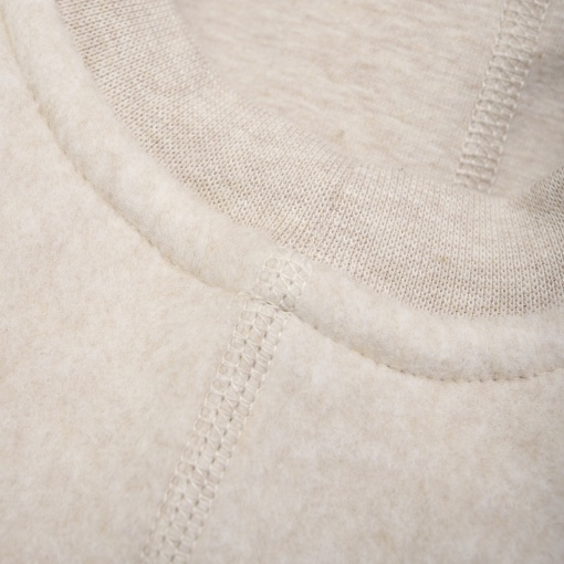 Cagulă dublată bumbac fleece Huttelihut - Camel Melange