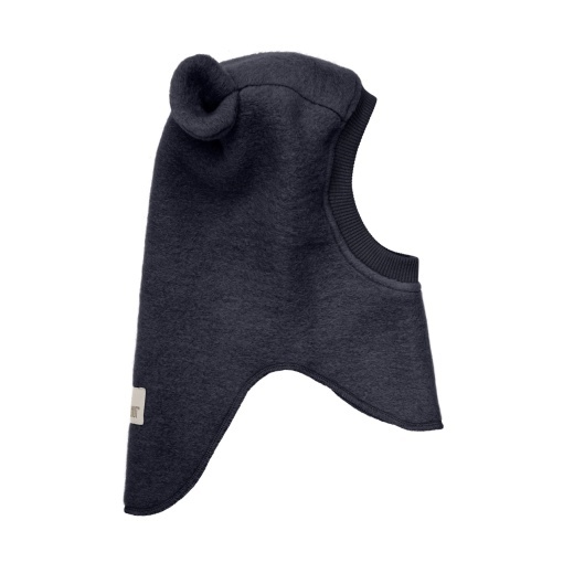 Cagulă dublată lână merinos fiartă Huttelihut - Teddy Dark Navy