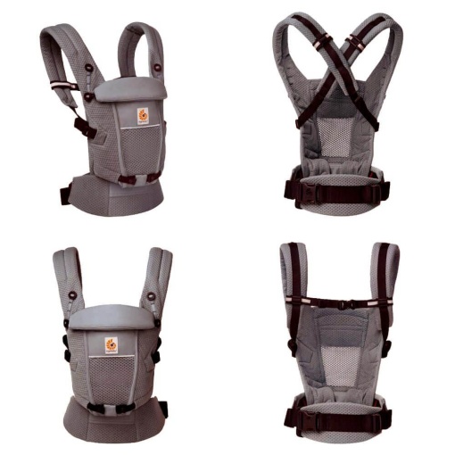 Ergobaby Adapt Soft Flex Mesh - Graphite Grey, Marsupiu Ergonomic