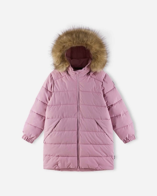 Geacă lungă de iarnă Reima Luvia - Grey Pink