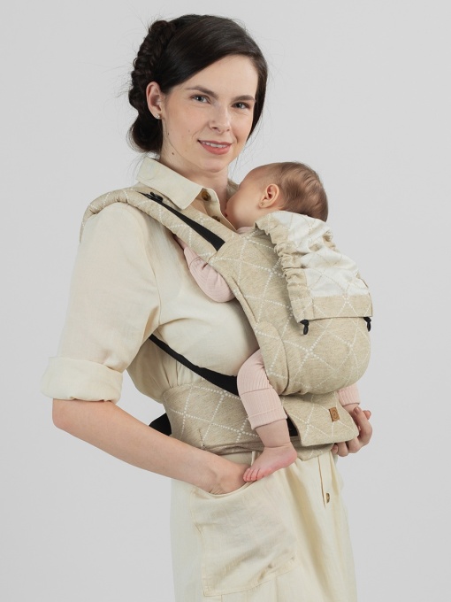 Isara Quick Full Buckle V2, Au Naturel, Marsupiu Ergonomic