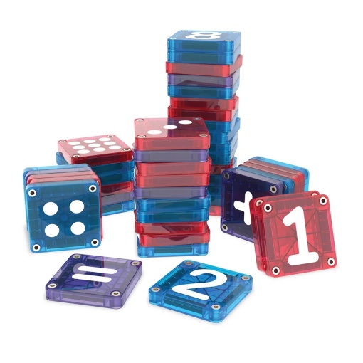 MAGNA-TILES Learn Numbers, cifre si matematica