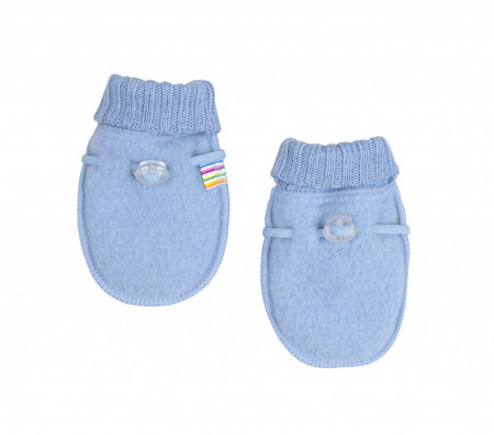 Manusi Joha lana merinos fleece - Basic Sky Blue