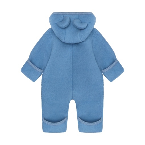 Overall cu urechi lână merinos fleece Huttelihut - Windward Blue - Img 3