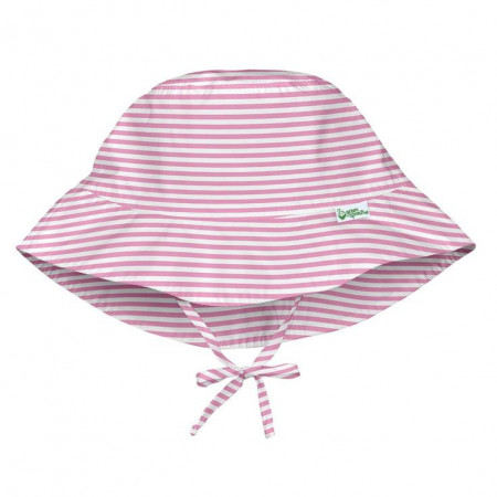 Pălărie ajustabila Green Sprouts by iPlay SPF 50+ - Light Pink Pinstripe
