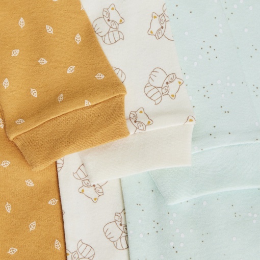 Overall/Pijama din bumbac Pippi - Offwhite
