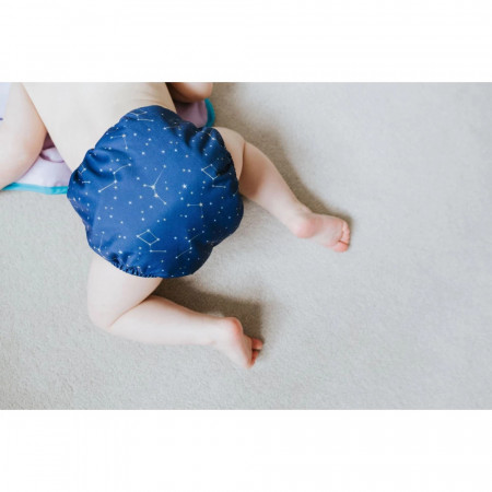 Scutec textil refolosibil cu buzunar Baba+Boo Constellations