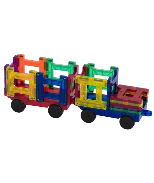 Set Playmags Tren - 20 De Piese Magnetice