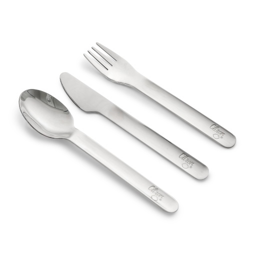 Set Tacâmuri din Inox cu Husă din Silicon cu Fermoar - Roz - Img 3