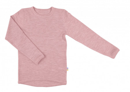 Bluză Joha lână merinos - Basic Pink