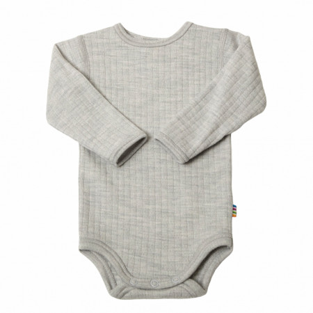 Body Joha din lână merinos - Basic Silver Melange