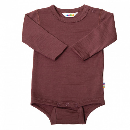 Body lână merinos Joha - Single Wool Bordeaux