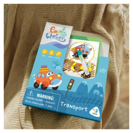 Carte de colorat cu apa, Mijloace de transport - Img 4