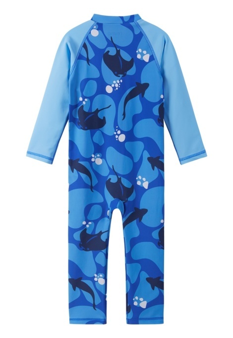 Costum de baie cu protectie UV 50+ Reima, Polskii Sparkly Blue