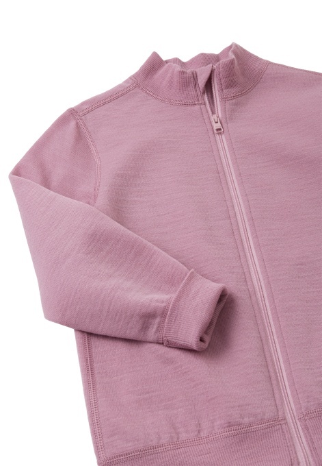 Jachetă lână merinos Reima Mahin - Grey Pink - Img 6