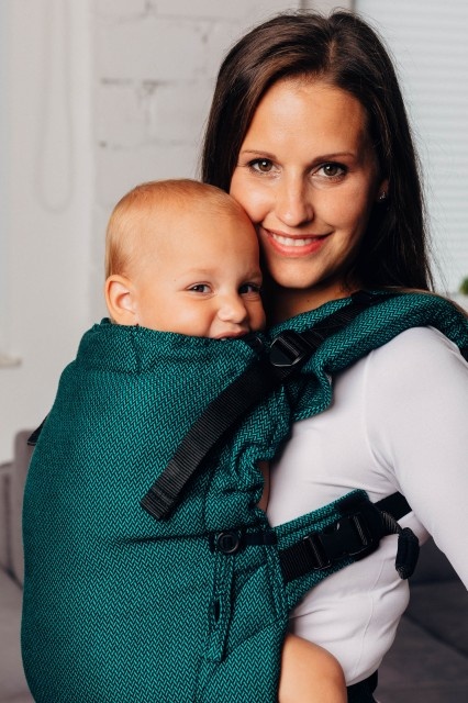 Lenny Upgrade, Emerald - Marsupiu Ergonomic - Img 3