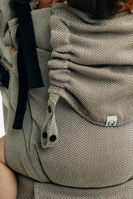 LennyUpgrade Pro - Herringbone Almond, Marsupiu ergonomic