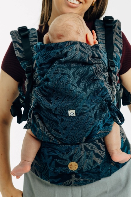 LennyUpgrade Pro - Rainforest Nocturnal, Marsupiu ergonomic (bumbac+tencel)